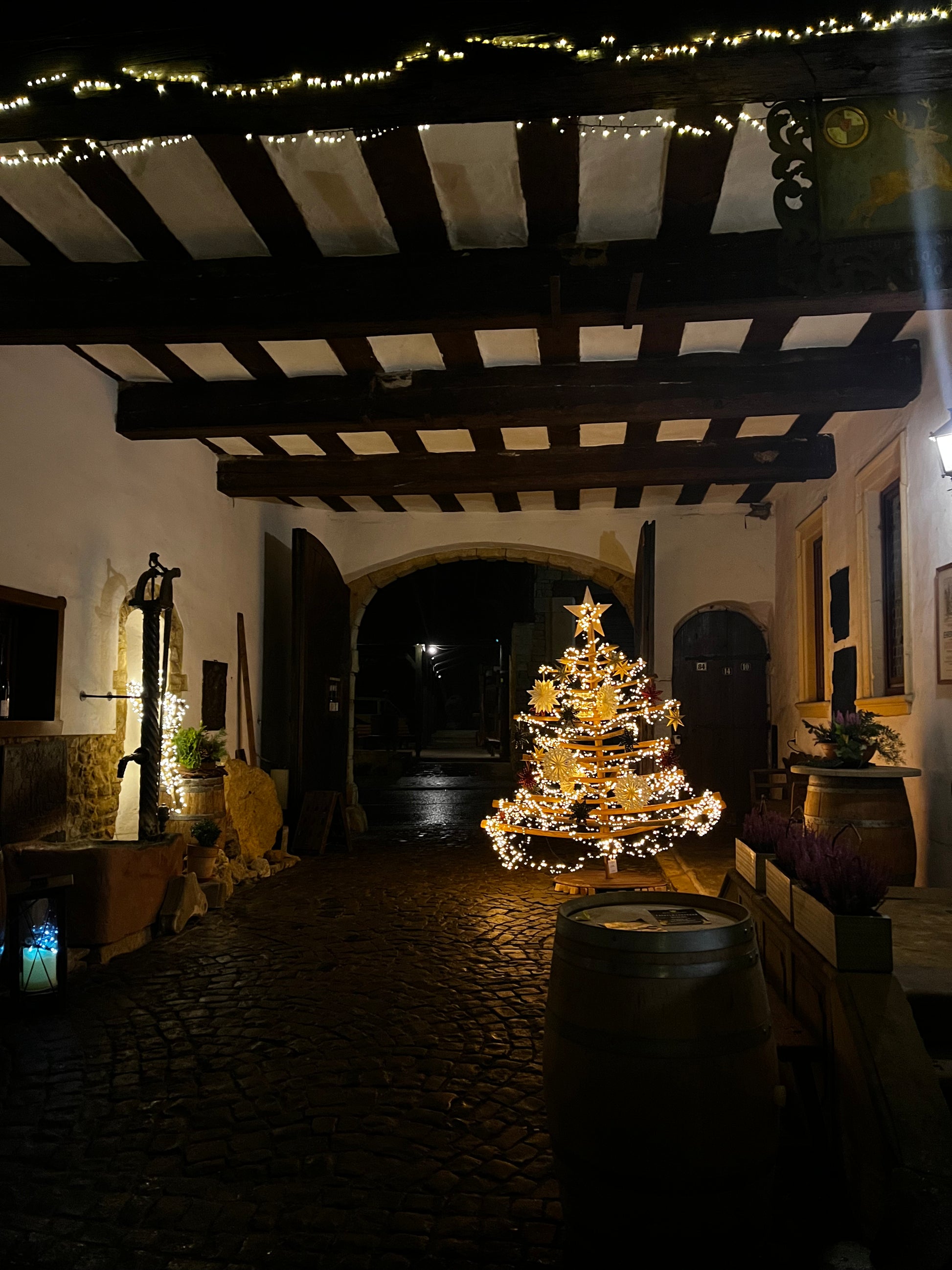 Barrique Christmas Tree – Weihnachtsbaum aus Weinfass-Dauben, Ansicht 3